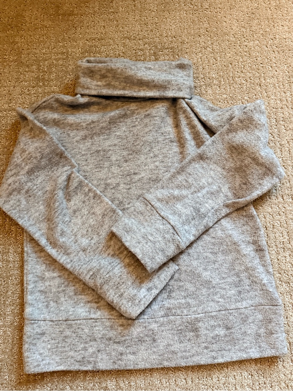 a new day Heather Gray Turtleneck Sweater